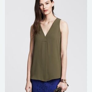Banana Republic Open Cowl Back Tank